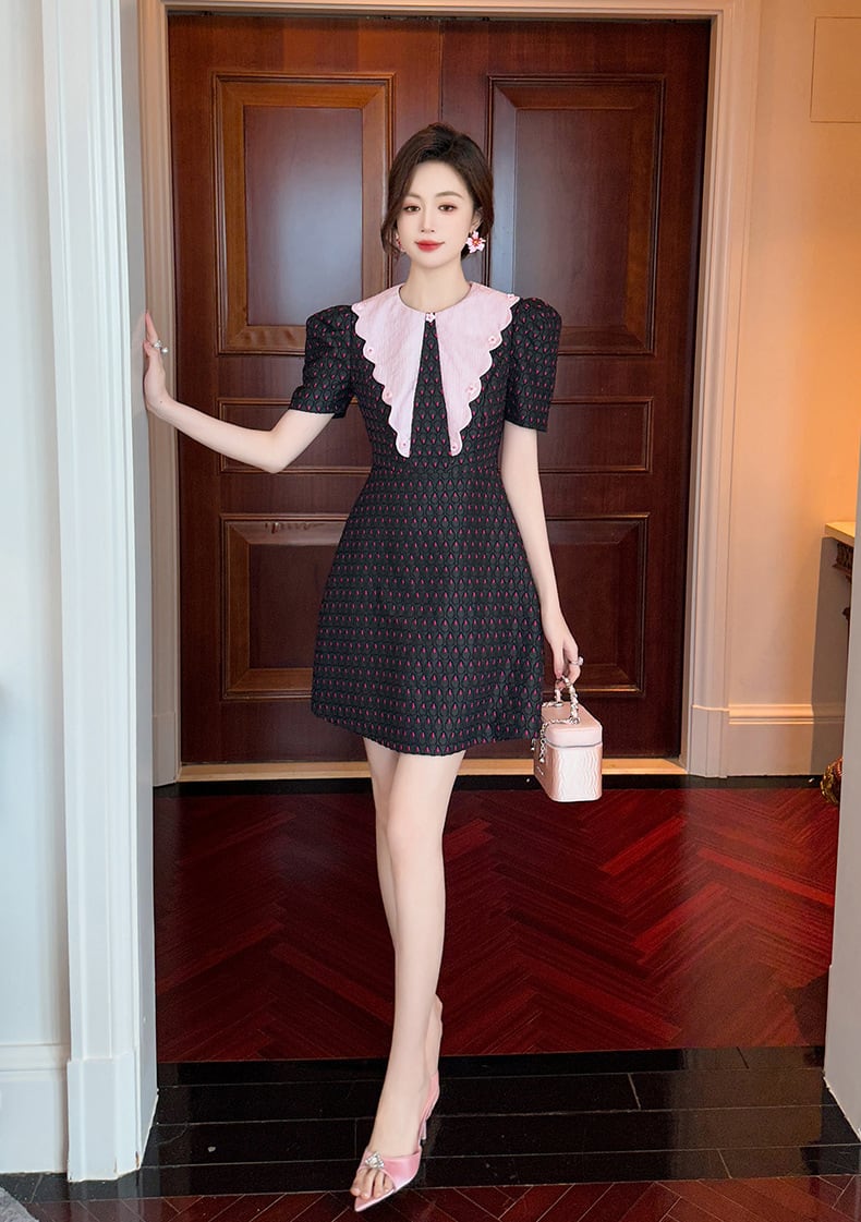 【dress】ドールカラーワンピース　M25070