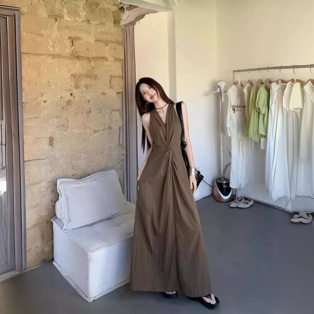 【dress】ロング丈ワンピース　M24826