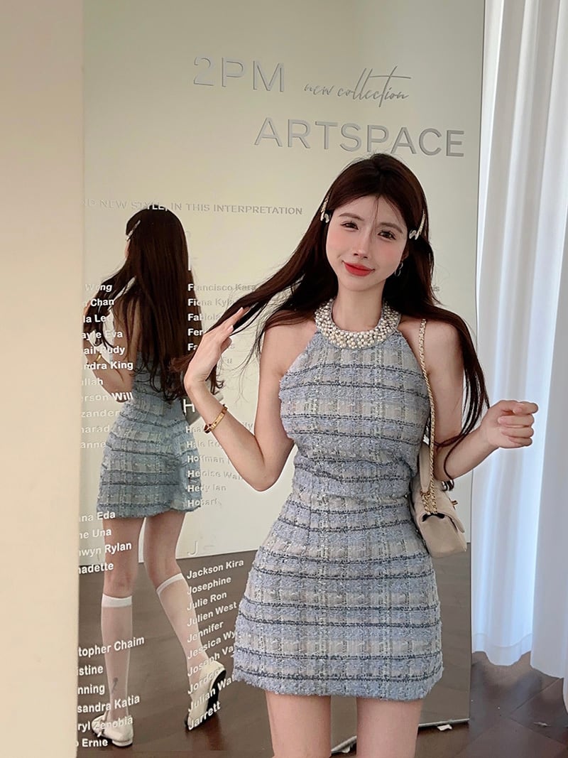 【dress】ホルターネックワンピース G20090