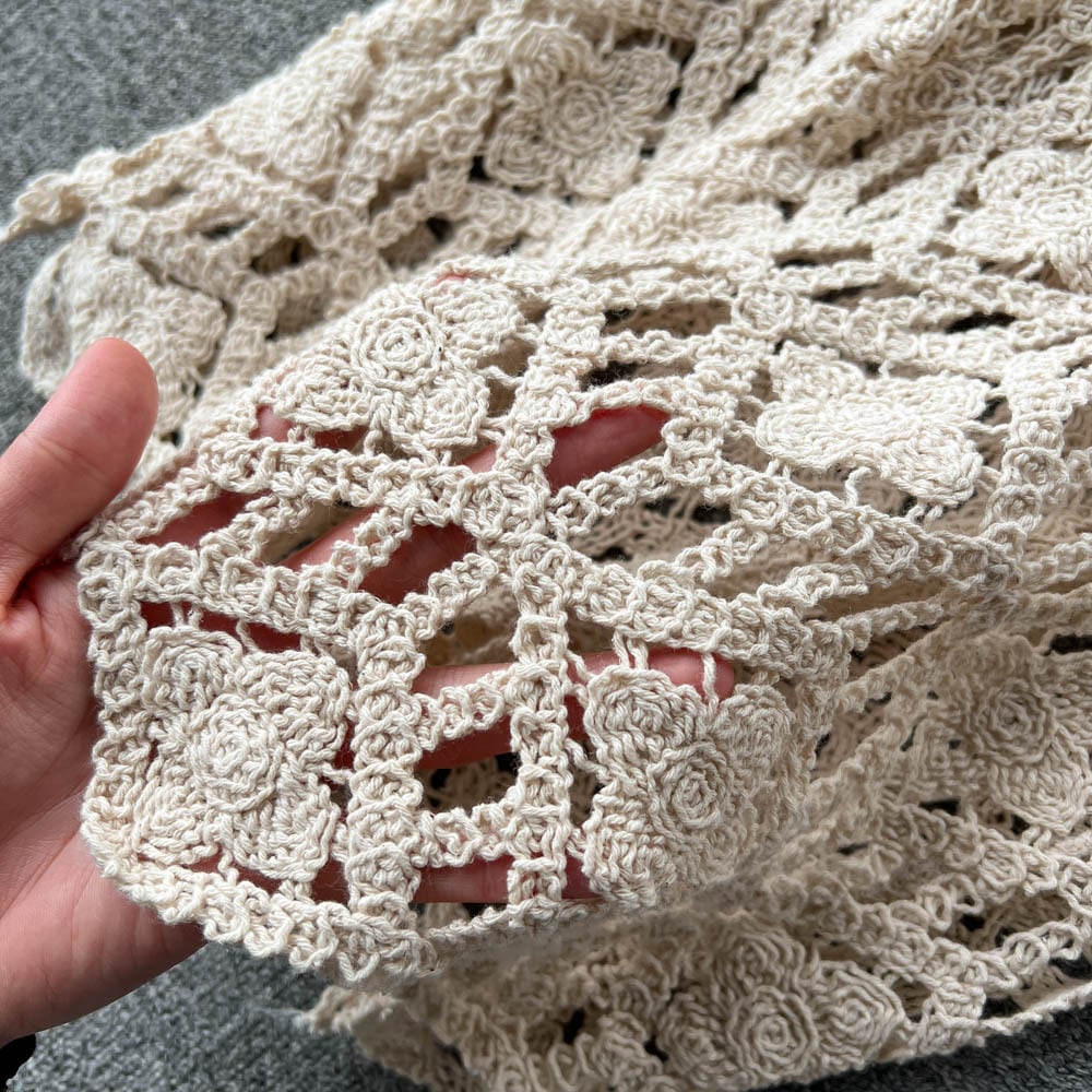 【set】キャミソール+スカート透かし彫り2点セットF7518