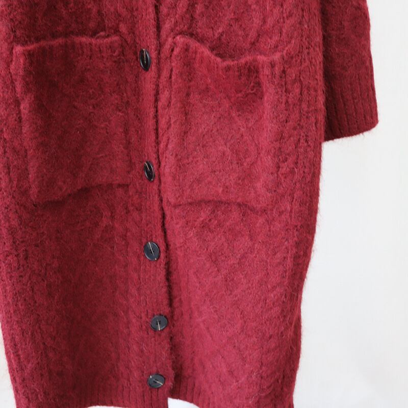 【outer】ロング丈ニットカーデ　M27038