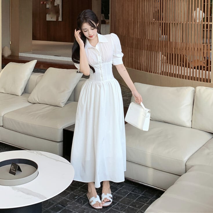 【dress】シャツワンピース　M24668