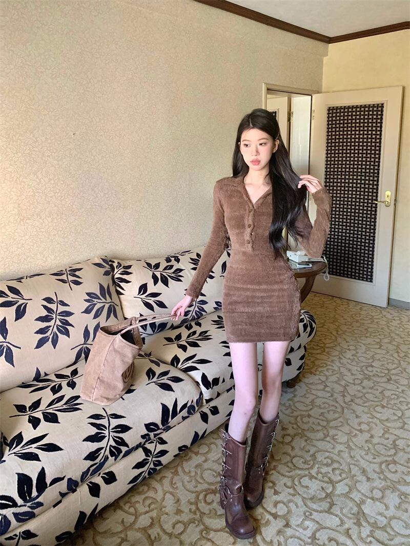 【dress】ニットワンピース　M27992