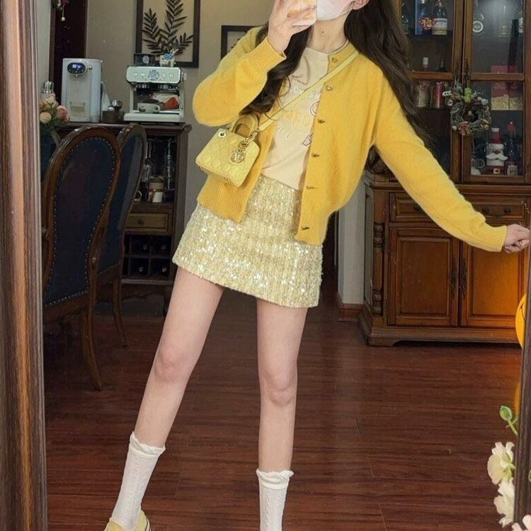 【outer】ニットカーデ　M28457
