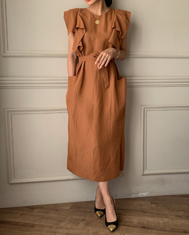 【dress】フリルワンピース　M24723