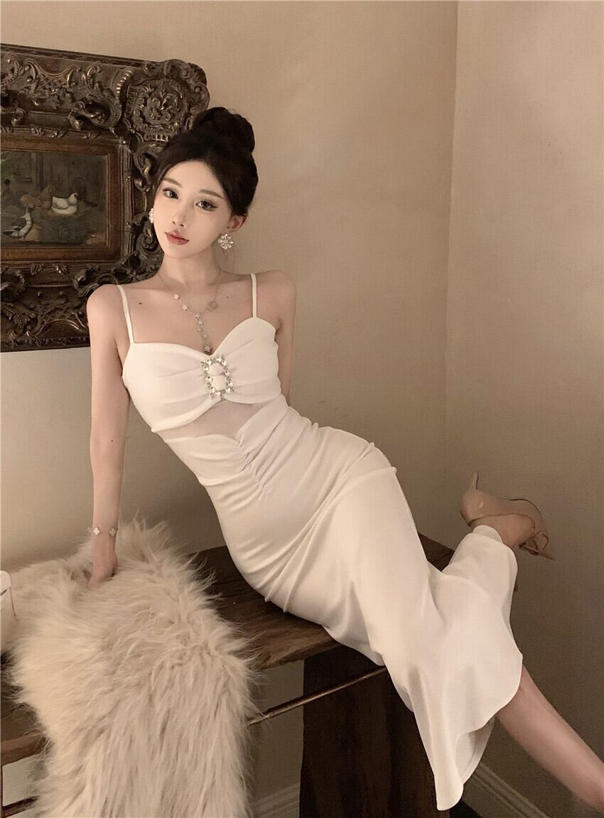 【dress】体型カバーキャミワンピース G21095