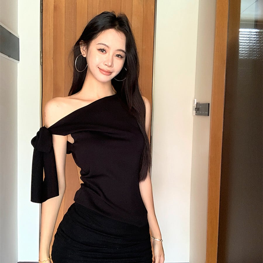 【tops】オフショルダーTシャツ　M29794