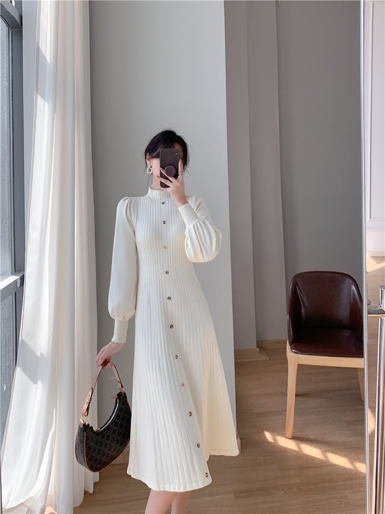 【dress】ニットワンピース　M25449