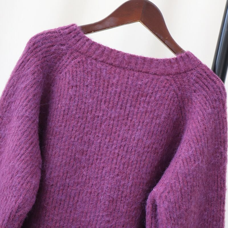 【outer】ボタンデザインニットカーデ　M29061