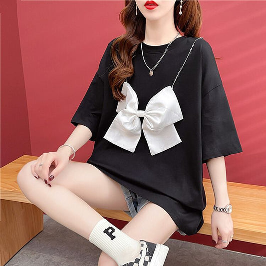 【tops】リボンTシャツG20032