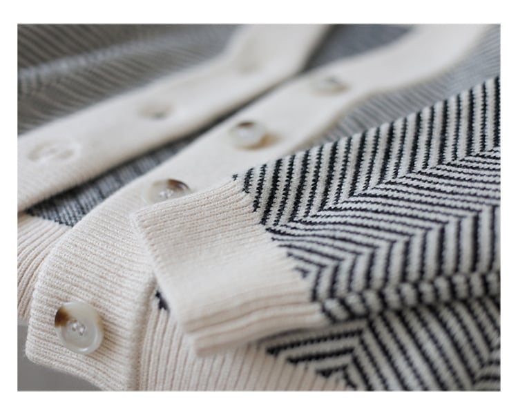 【outer】Vネックニットカーデ　M27225