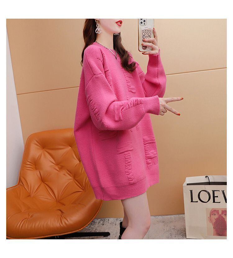 【tops】クルーネックニットセーター　M29145