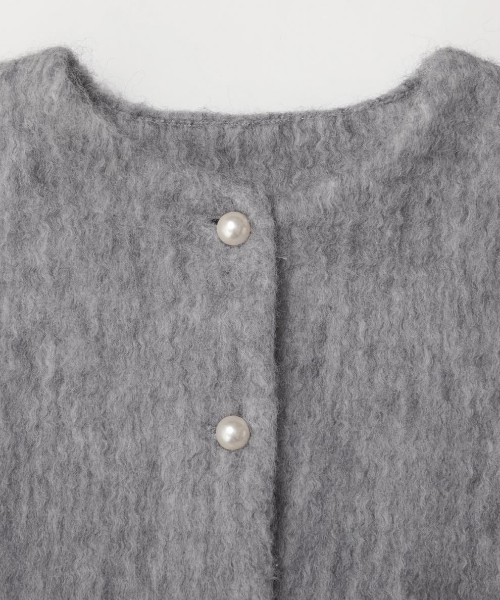 【outer】パールロング丈コート　M27778