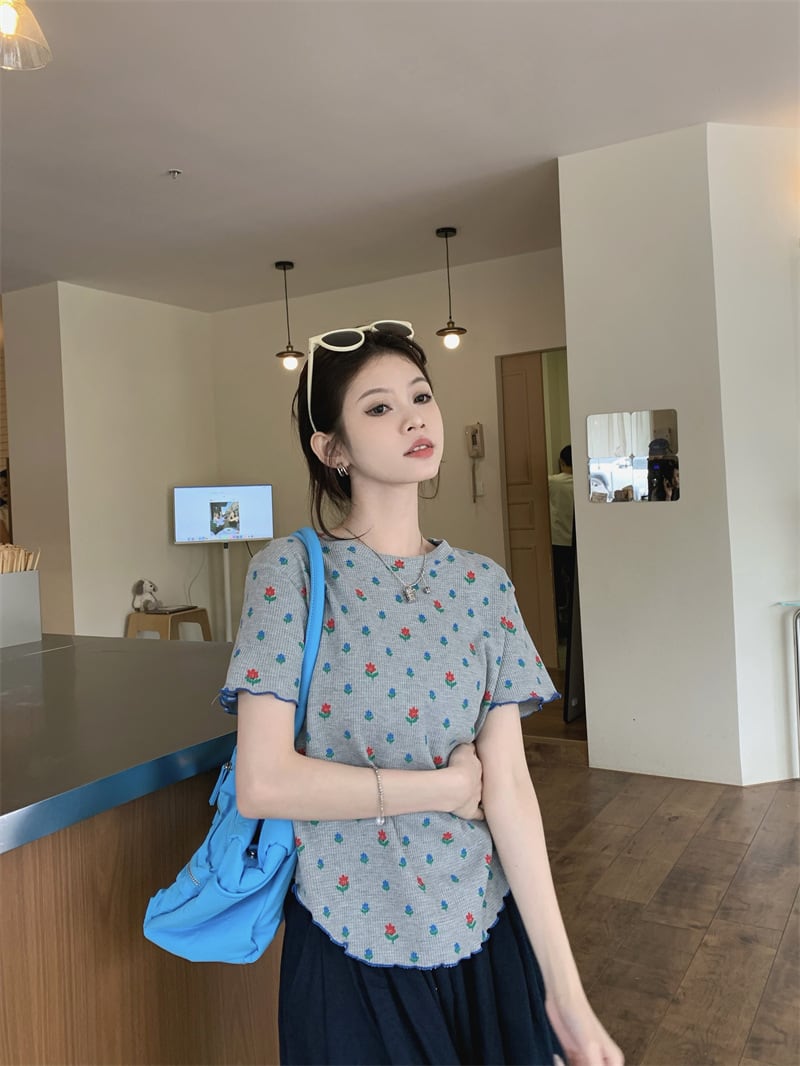 【set】Tシャツ×ワイドパンツセット　M24788