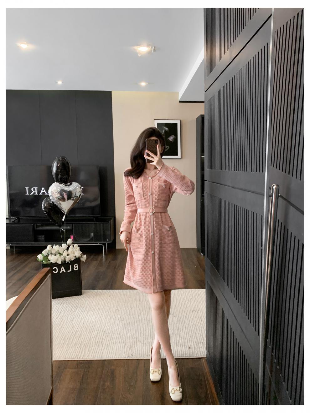 【dress】ニットワンピース　M25608