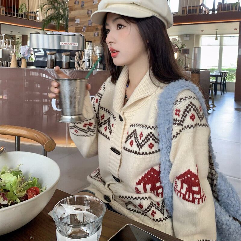 【outer】ニットカーデ　M27388
