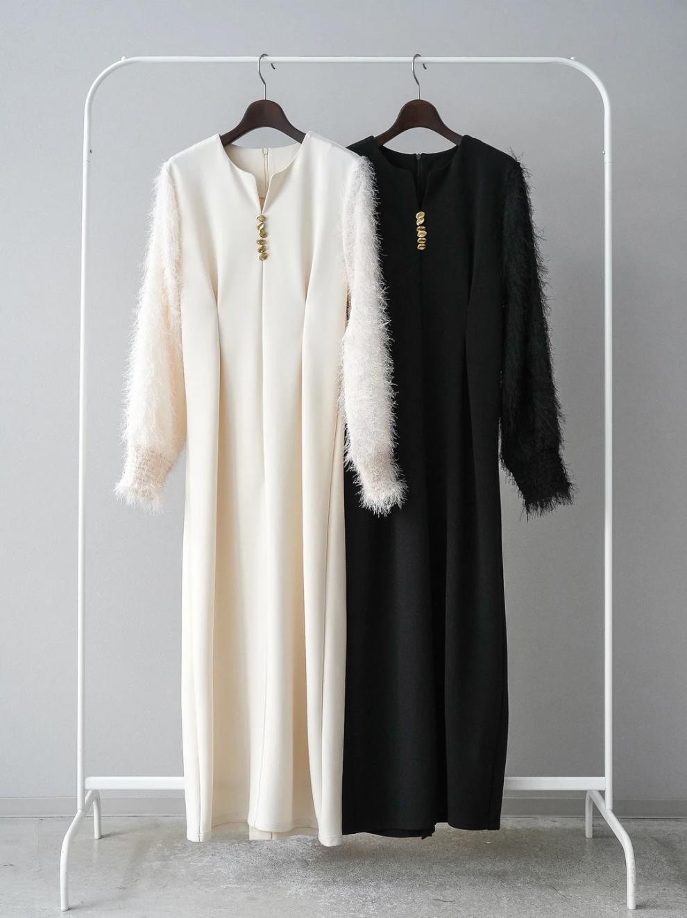 【dress】Ⅴネックドッキングワンピース　N2965