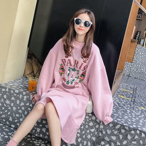 【dress】プリントカジュアルワンピース　M28404