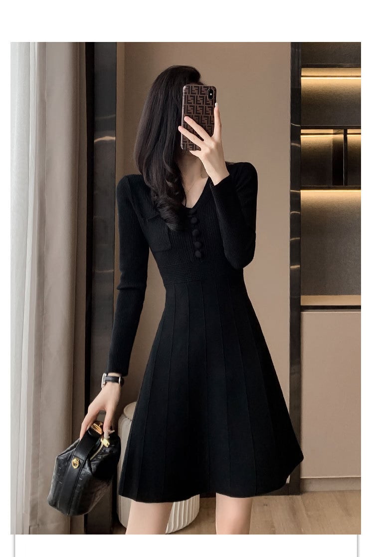 【dress】ニットワンピース　M25423