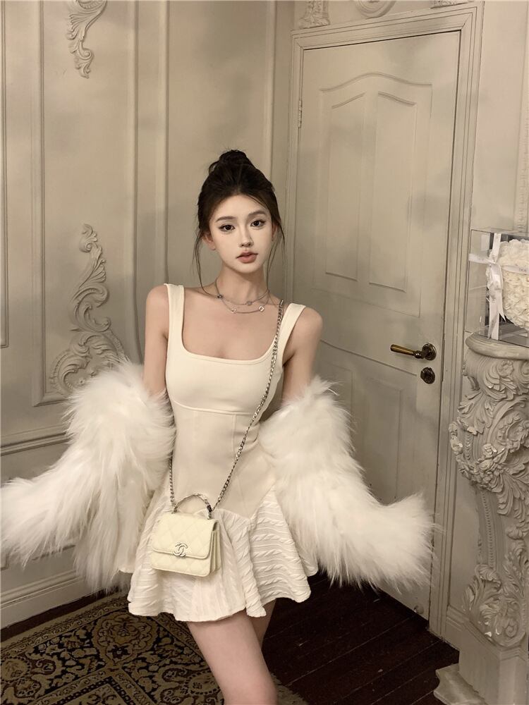 【dress】Aラインキャミワンピース G20410