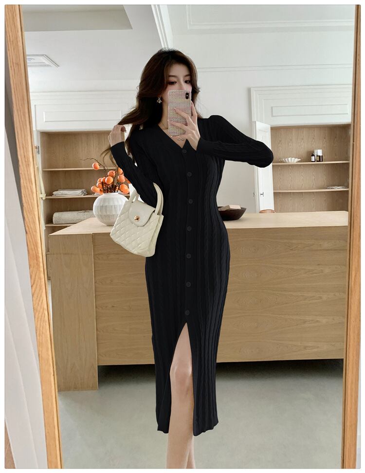 【dress】ニットワンピース　M25393