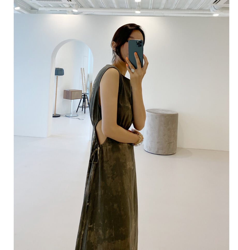 【dress】カットワークワンピース　M24989