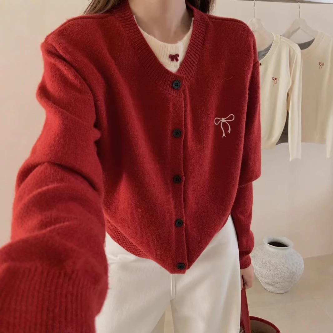 【outer】ニットカーデ　M29077