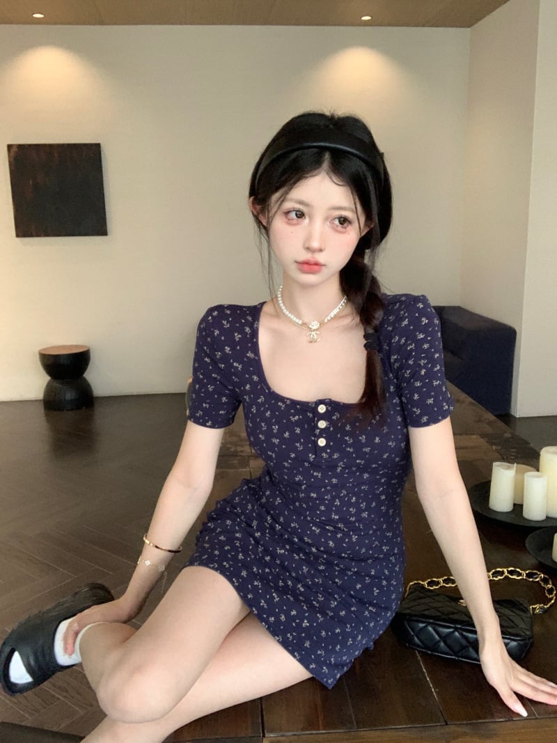 【dress】バックレスワンピース　M24787