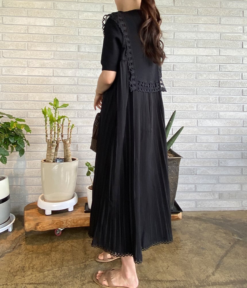 【dress】プリーツワンピース　M24736