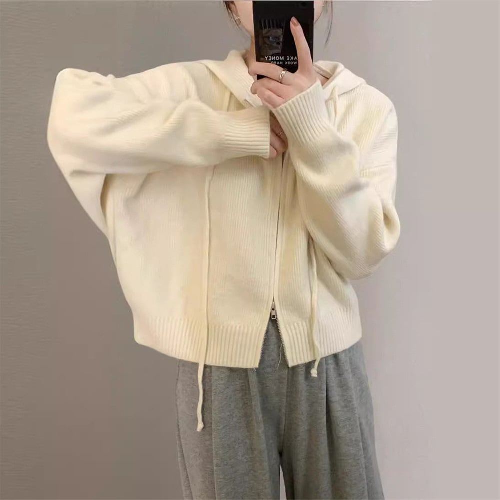 【outer】Wジップニットカーデ　M25963