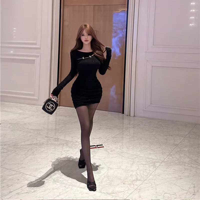 【dress】2wayタイトワンピース Q8128