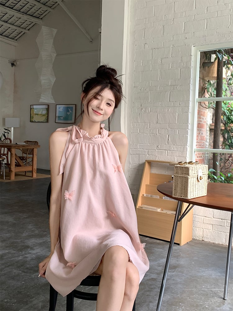 【dress】ホルターネックワンピース　M24824