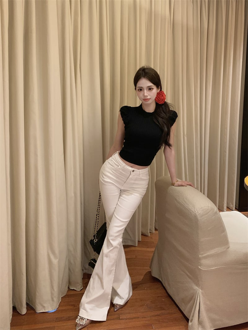 【tops】ノースリーブニットトップスG20270