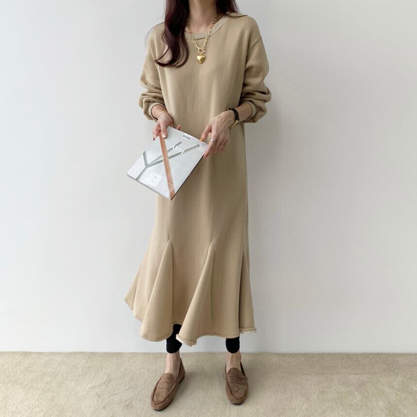 【dress】マーメイドカジュアルワンピース　M18662