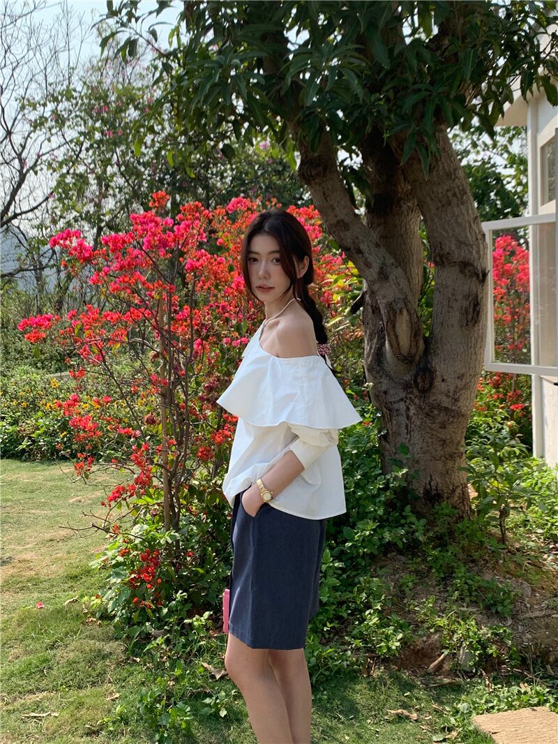 【tops】フリルブラウスG20469