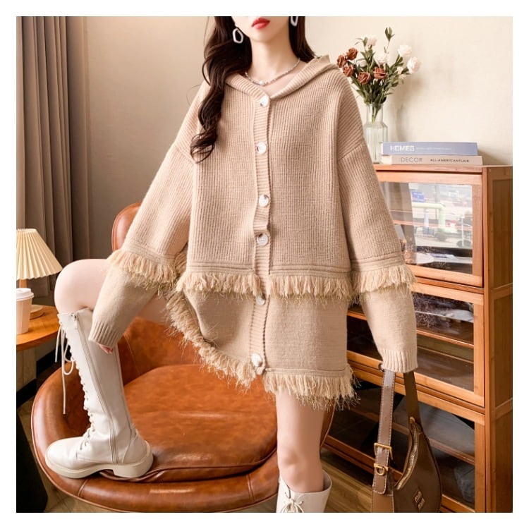 【outer】ニットカーデ　M26028