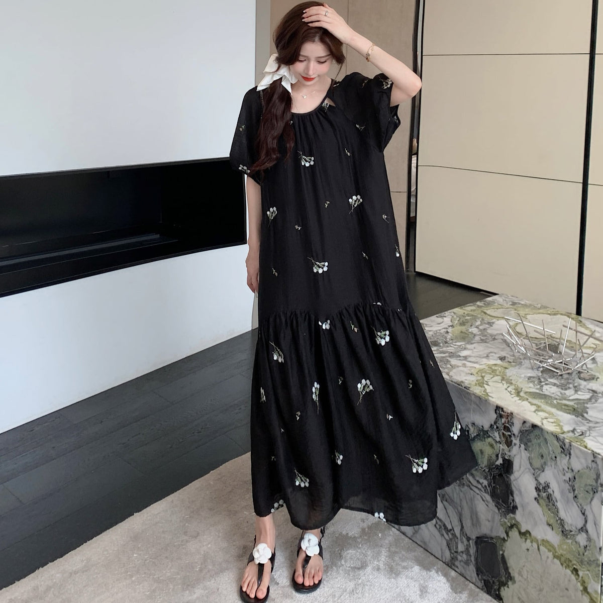 【dress】カジュアルワンピース　M25325