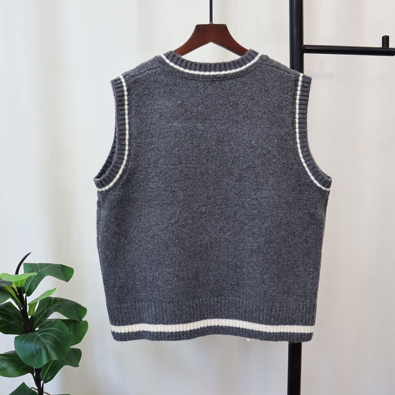 【tops】ニットベスト　M25493