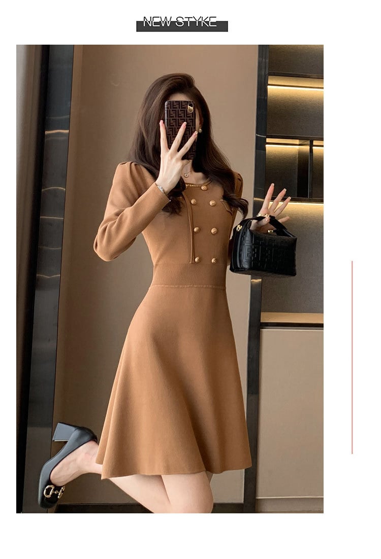 【dress】ニットワンピース　M25486