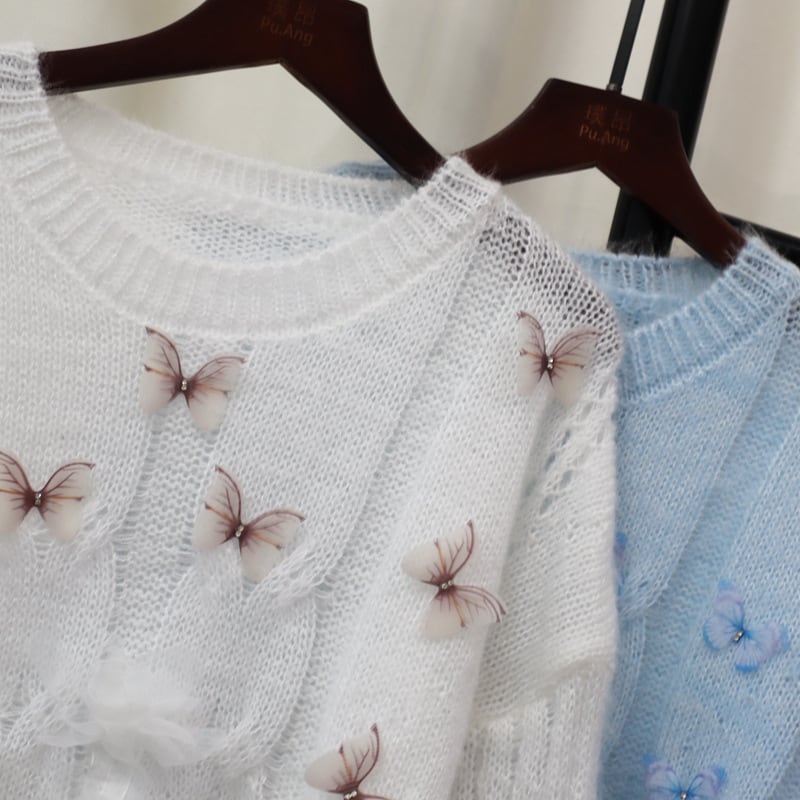 【tops】ニットセーター　M26090