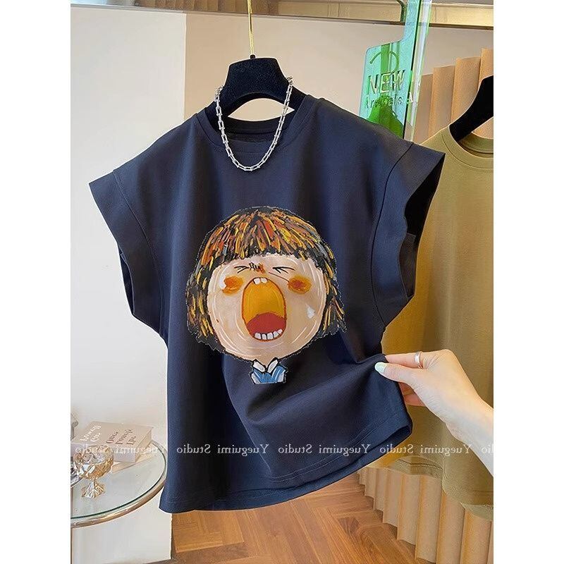 【tops】フレンチスリーブＴシャツF7358