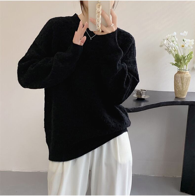 【tops】ニットセーター　M19015