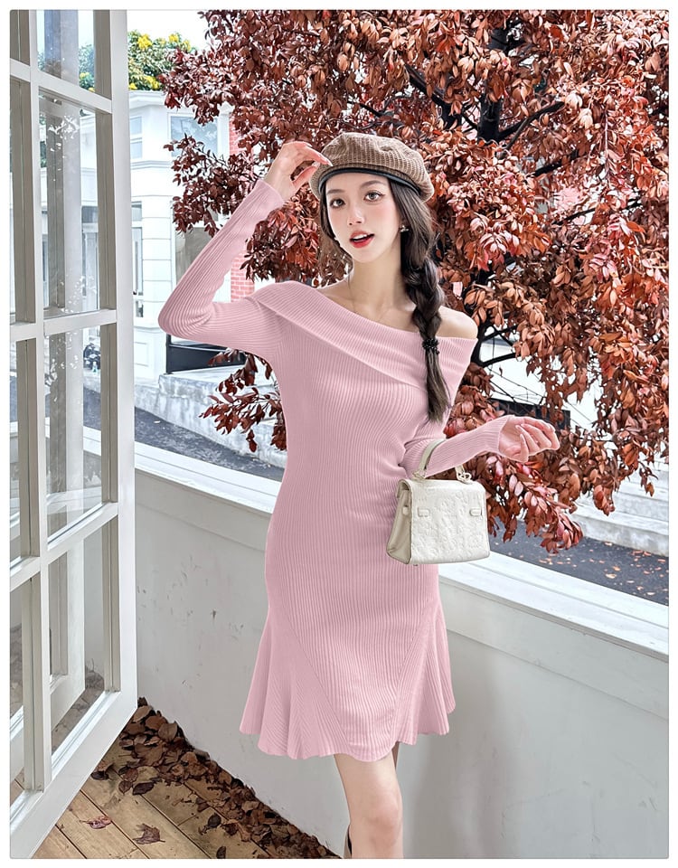 【dress】ニットワンピース　M26035