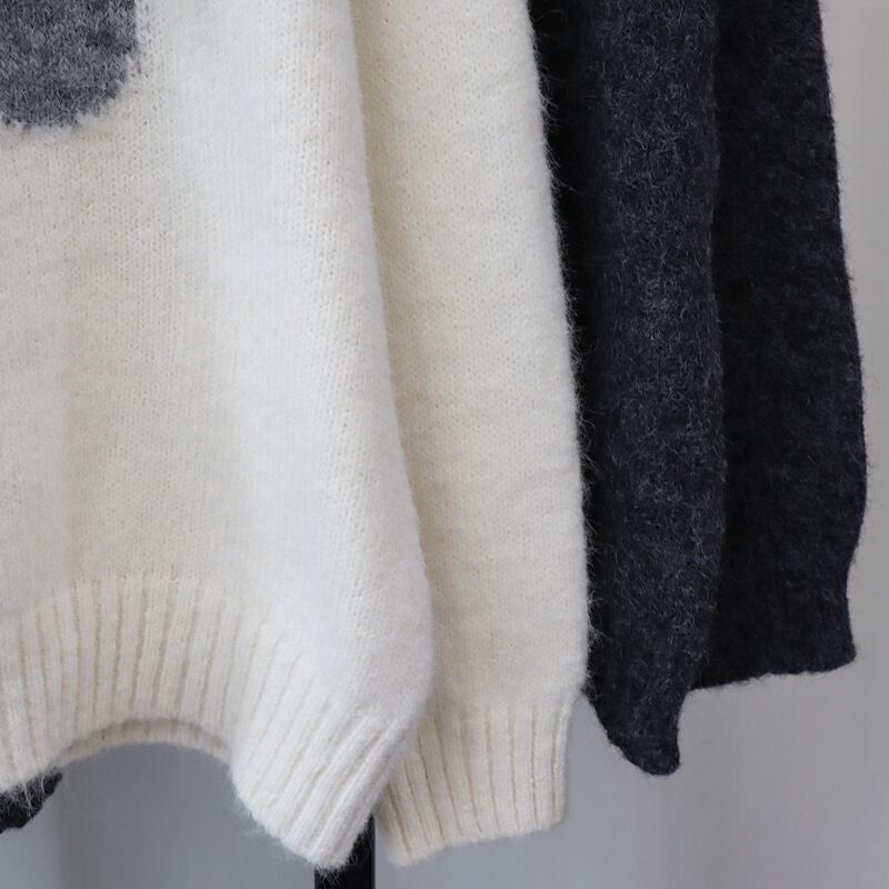 【tops】クルーネックニットセーター　M27295