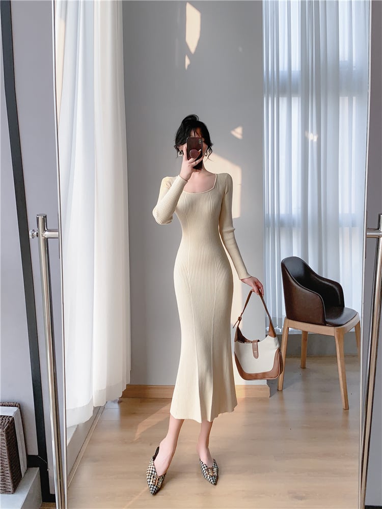 【dress】ニットワンピース　M28020