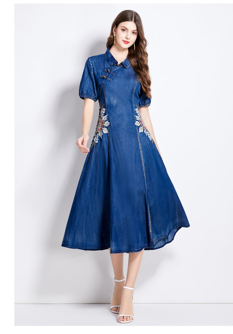 【dress】デニムワンピース　M24577