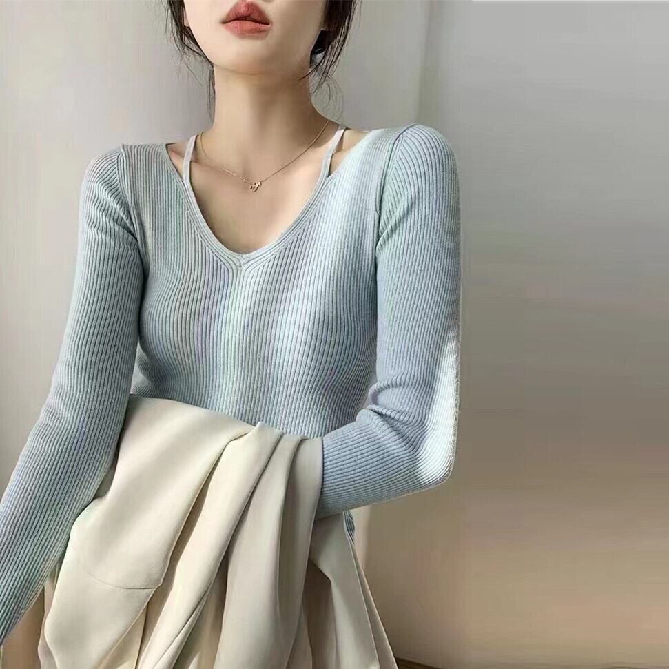 【tops】ニットトップス　M28627