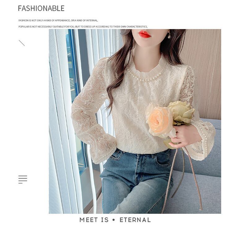 【tops】レースシャツトップス　M28803