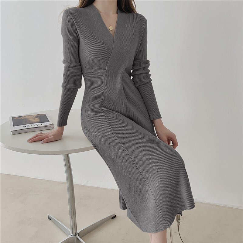 【dress】ニットワンピース　M25539