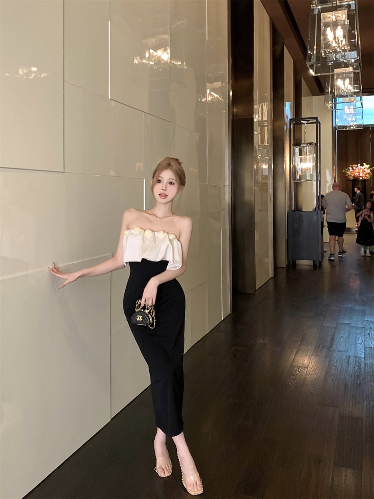【dress】ベアトップワンピース　M25092